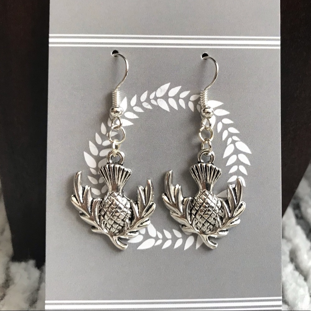 Silver Charm Earrings